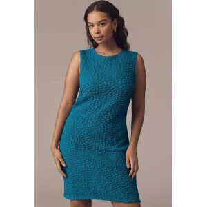 By Anthropologie Textured Mini Shift Dress 3X